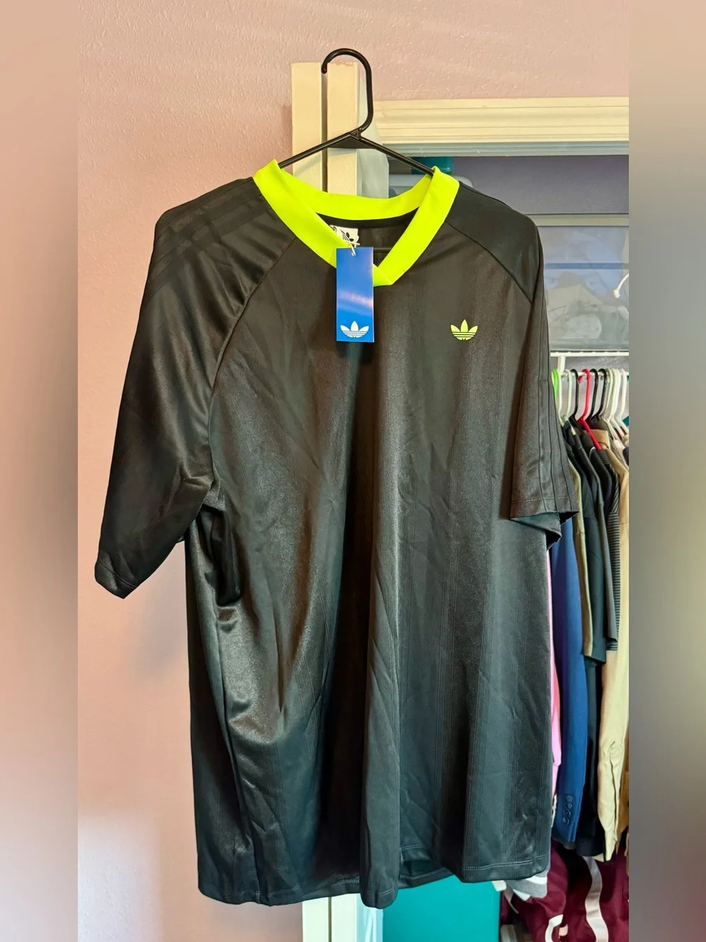 Adidas Originals Women’s Black Jacquard Size Large Dress. KB8152. NWT